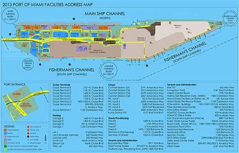 Port Of Miami Map - Terminal Map