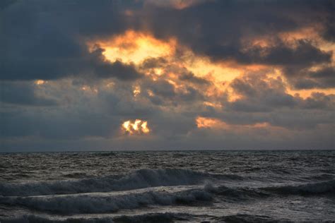 Clearwater Beach sunset - dark clouds