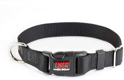 Amazon.com : Tuff Lock Nylon Dog Collar, Rust-Free Quick Release ...