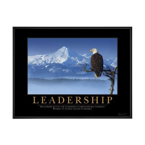 Motivational Poster - Leadership Eagle