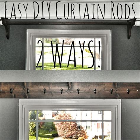 Easy DIY Curtain Rods – THE PERFECTLY IMPERFECT LIFE