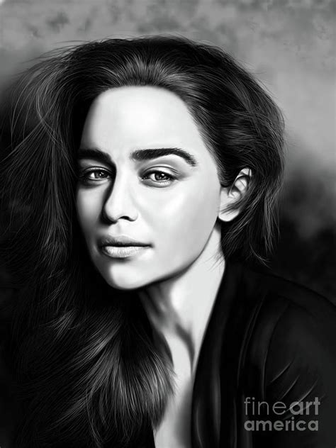 Emilia clarke Digital Art by Dcpicture