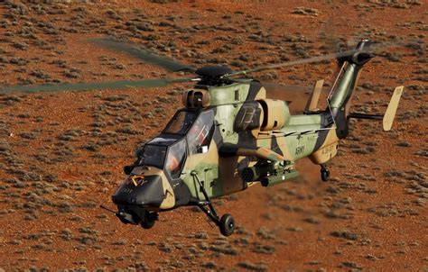 Wallpaper flight, helicopter, camouflage, shock, Eurocopter Tiger/Tiger ...