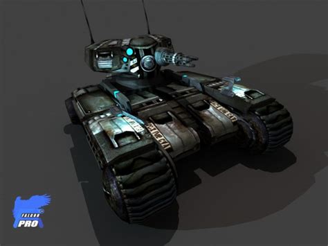 scorpion tank 2020 3d model