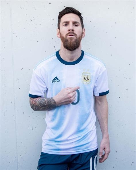 Lionel MESSI, Paulo DYBALA wear new Argentina home kit as AFA releases ...