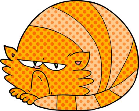 cartoon grumpy cat 12416760 Vector Art at Vecteezy