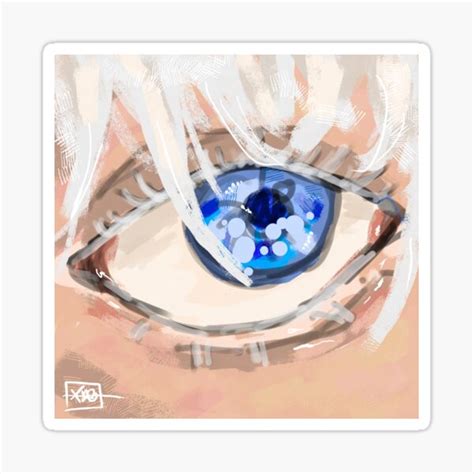 "Six Eyes" Sticker for Sale by XRO-art | Redbubble