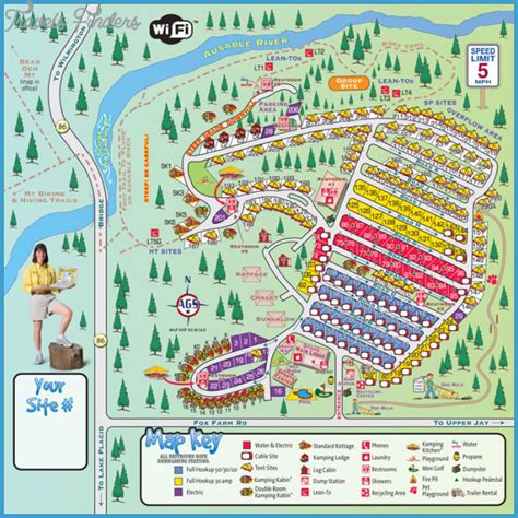 Lake Placid Olympic Village Map - Tour Map