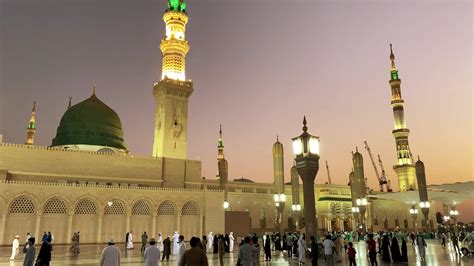 Masjid e Nabvi Madina City Saudi Arabia Free Stock Video Footage ...