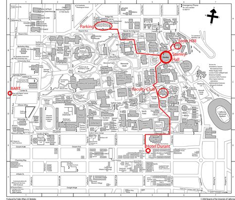 UC Berkely Campus Map - University of California Berkeley California ...