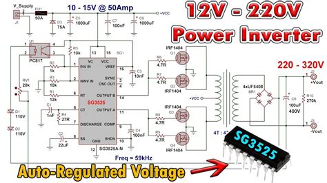 Ka3525 Sg3525 Inverter Circuit Diagram : Schematic Of Sg3525 Based Push ...