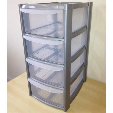 Plastic Container Drawers. IRIS USA 3 Drawer Wide Storage Drawer Cart ...