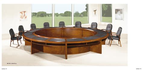 Round Shaped Modern Design Conference Table for Large Meeting Room ...