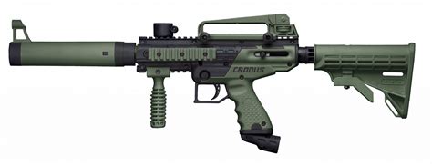 TIPPMANN CRONUS PAINTBALL GUN - TACTICAL EDITION - OLIVE/BLACK – CC ...