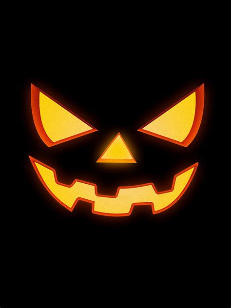 Scary Halloween Horror Pumpkin Face Digital Art by Philipp Rietz