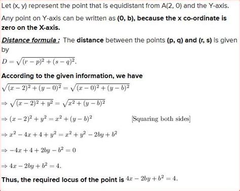 Equidistant Formula