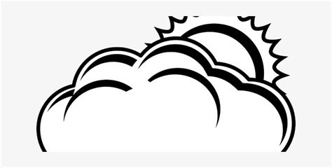 Black And White Rain Cloud Clip Art Clipart Rain Cloud - Sun With Cloud ...