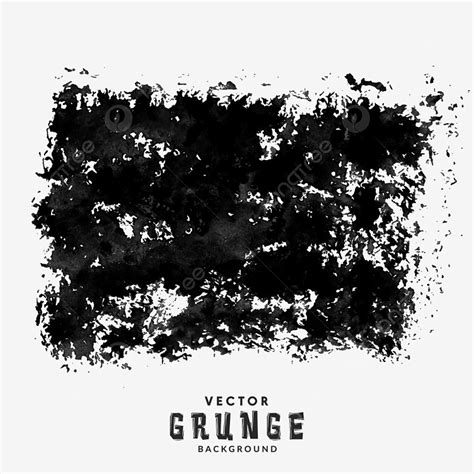 Grunge Paint Texture Vector Hd PNG Images, Vector Black Grunge Texture ...