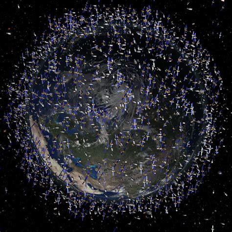 Picture Of Earth With All Satellites Around - The Earth Images Revimage.Org