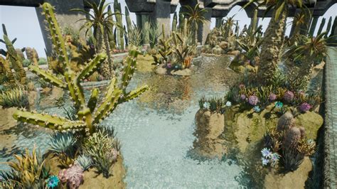 LEAKED GAME ASSETS - Cactus Plants Desert Garden