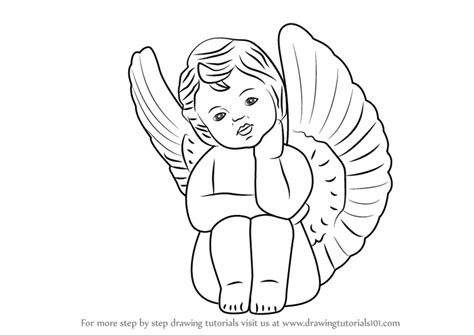 Baby Angel Drawing Images - ANGEL PAINTING IDEAS