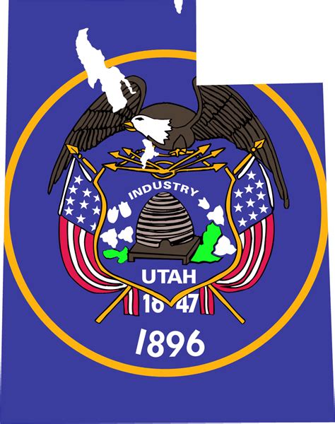 Utah Flag Map - Mapsof.Net