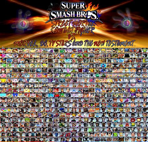 Super Smash Bros. Giant Roster + DLC by SmashBrawlR7538 on DeviantArt