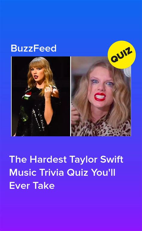 Favorite Taylor Swift Song Quiz What Are You? s