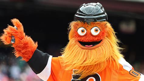 Gritty, the Hockey Mascot and Meme Machine, Celebrated His First Pride ...