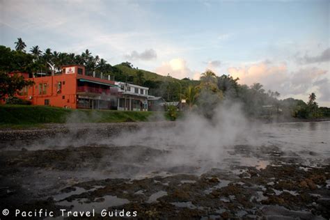 Map of Savusavu in Fiji Islands showing Hotel Locations