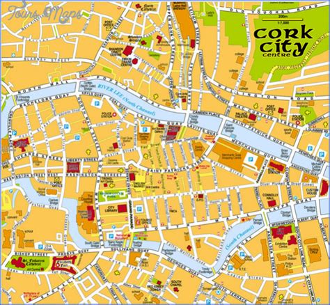 Cork Map Tourist Attractions - ToursMaps.com