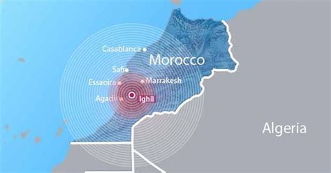 Morocco earthquake map 2023: Where deadly quake hit and spread | World ...