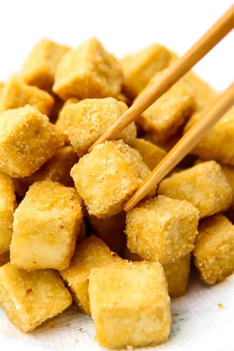 Deep Fried Tofu - The Hidden Veggies