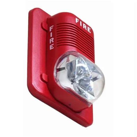 Plastic Red Fire Alarm System at best price in Kolkata | ID: 6740119797