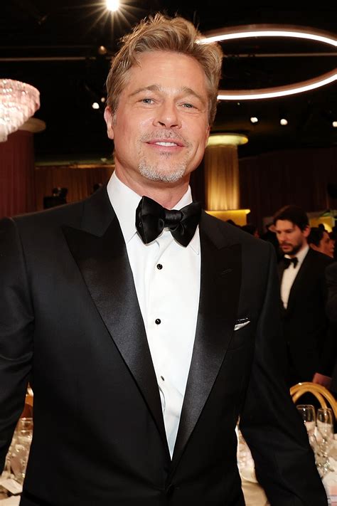 Brad Pitt Debuts A New Heartthrob Haircut At The Golden Globes 2023 ...