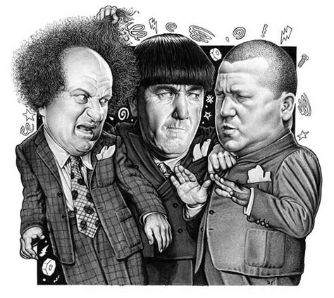 Pin by Lawrence Latsko on Drew Friedman | The three stooges, Classic ...