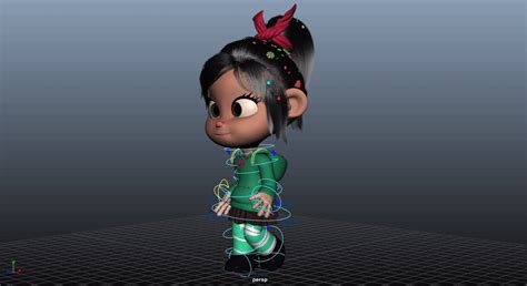 vanellope 3D Model animation test by Skyriderr on DeviantArt