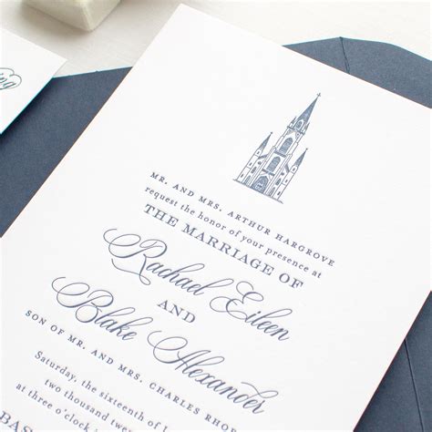 Notre Dame Basilica Wedding Invitations | Basilica of the Sacred Heart ...