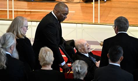 Former President Jimmy Carter: Attending Rosalynn Carter's Memorial ...