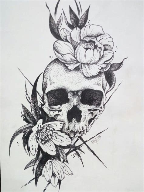 Pin on geometrische Tätowierung | Tattoos, Floral skull tattoos, Skull ...