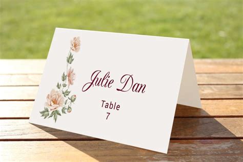 Same Day Wedding table name cards Printing London | Price From 99p