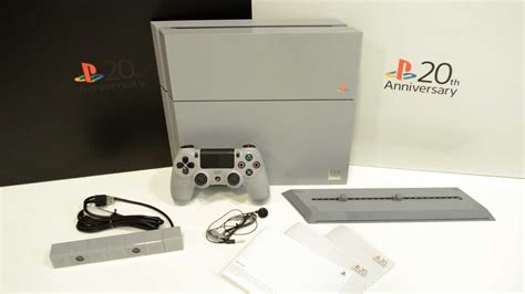 Unboxing PlayStation 4 - 20th Anniversary Edition console - YouTube