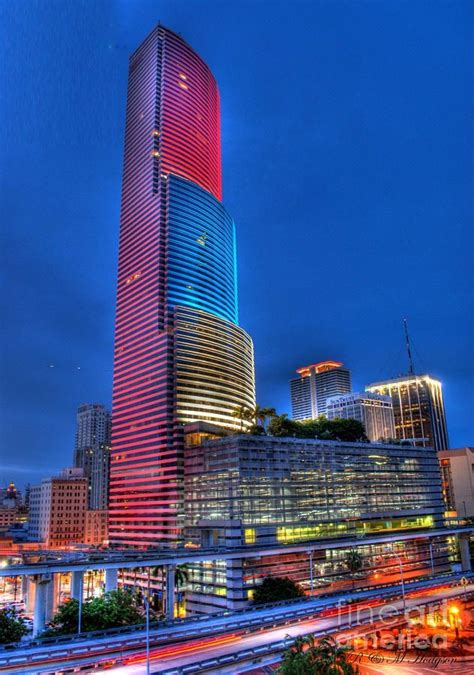 Downtown Miami | Downtown Miami Print by Roger and Michele Hodgson ...