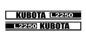 Kubota Tractor Hood Decal Sticker Kit