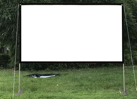 Foldable Portable Outdoor Movie Screen with stand, Outdoor Projector ...