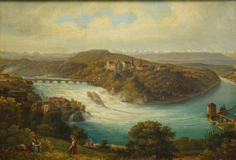 Johann Heinrich Müller, 1825-1894 E01 Rheinfall - PICRYL - Public ...