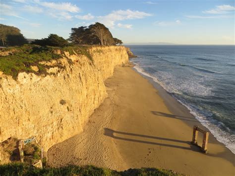 Davenport Pier Beach in Davenport, CA - California Beaches