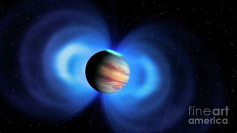 Jupiter's Magnetosphere Photograph by Mark Garlick/science Photo ...