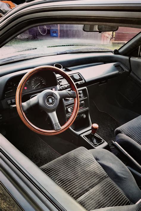 Got some wooden interior upgrades for my '91 Civic hatch. Thoughts? : r ...