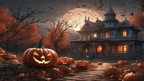 Halloween House | TV Art: Spooky Season Frame 🍂🎃 Halloween Screensavers ...